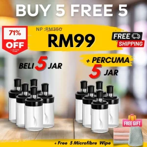 SET JIMAT (5 FREE 5 JAR)